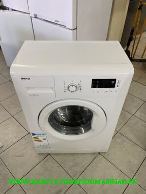 Kasutatud õhuke Beko WKB51231M pesumasin - Mahtuvus 5kg. - Sügavus kõigest 40cm.