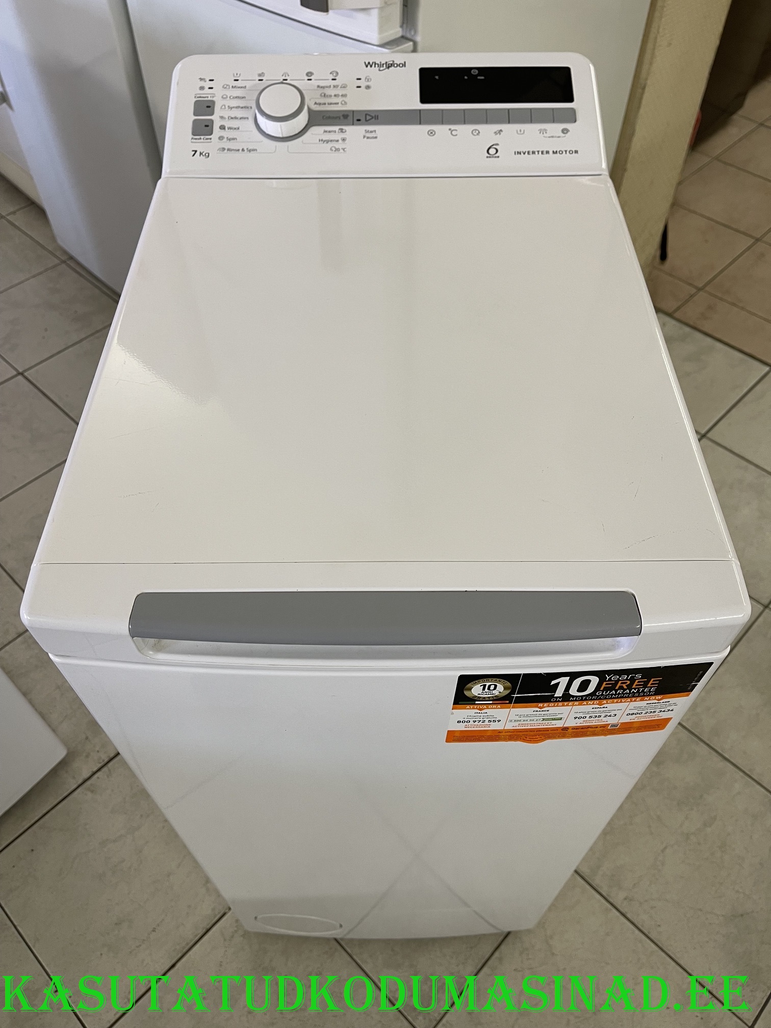 Second-hand Whirlpool washing machine