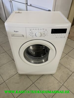 Kasutatud õhuke Whirlpool AWS61012 pesumasin – Mahtuvus 5kg. – Sügavus 48cm. - 1000 rpm.