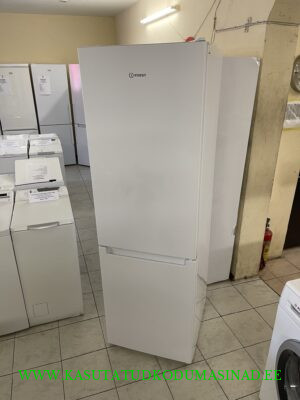 Kasutatud Indesit LI8 S1E W külmik – mõõdud 60x66x189cm. – mahtuvus 111/228 liitrit