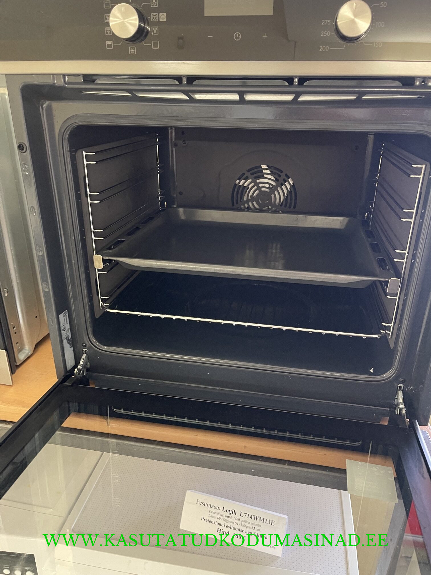 Kasutatud Electrolux EOD5C71X integreeritav elektriahi – võimsus 2990 watti – 1 plaat, 1 rest – mõõdud 59,5x57x59,5cm. - Image 2