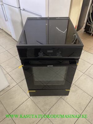 1 kuu kasutatud Gorenje GEIT5C60BPG Induktsioon elektripliit – laius 50cm. – 230 või 380 volti. - teleskoopsiinid