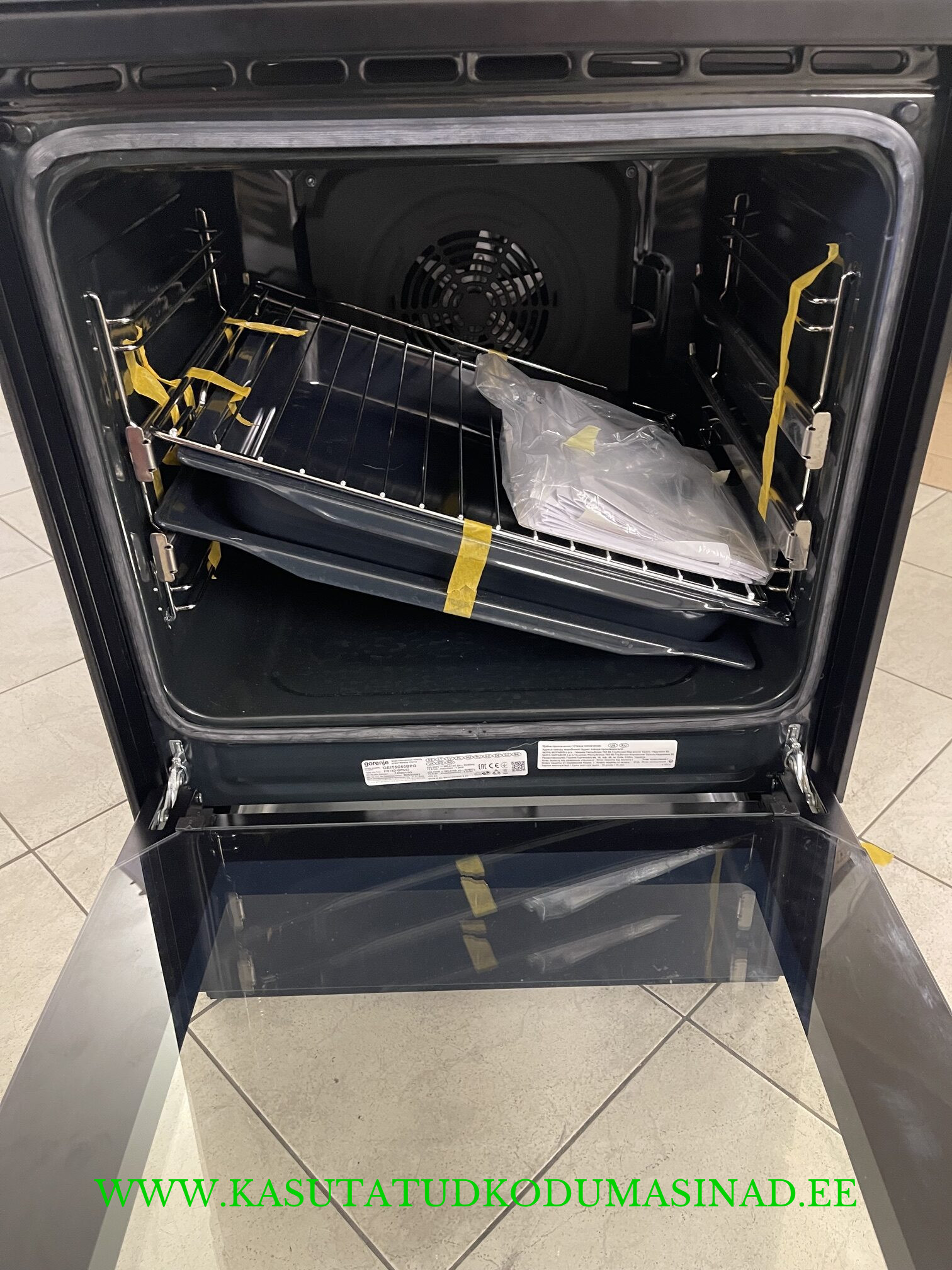 1 kuu kasutatud Gorenje GEIT5C60BPG Induktsioon elektripliit – laius 50cm. – 230 või 380 volti. - teleskoopsiinid - Image 2