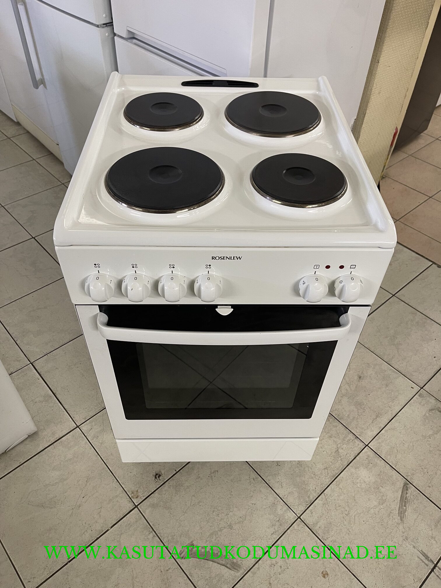 Kasutatud Rosenlew RKL505 elektripliit – 230 või 380 volti – Laius 50cm