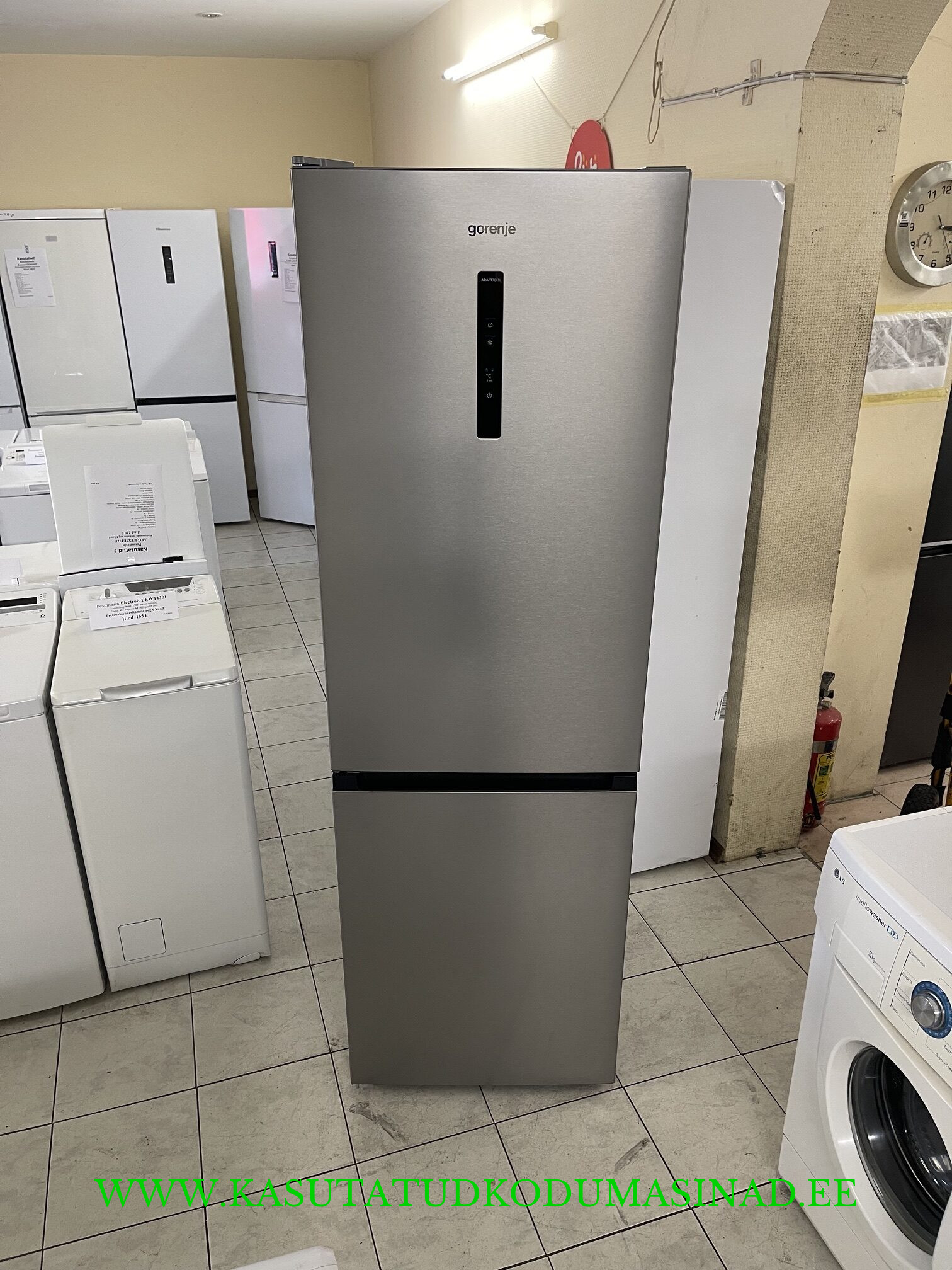 Vähe kasutatud Gorenje NRK6192AXL4 külmik – NoFrost – Kõrgus 185cm. – maht 96/204 liitrit