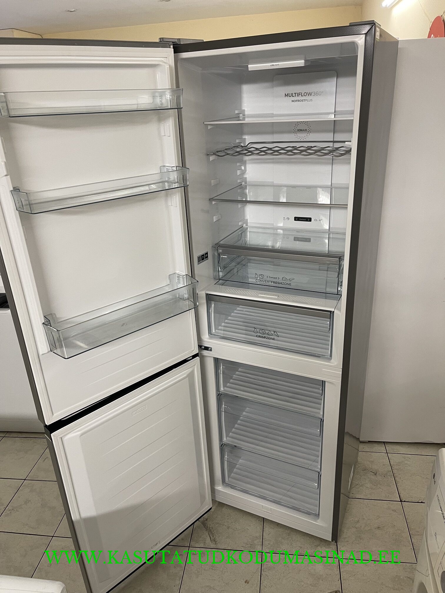 Vähe kasutatud Gorenje NRK6192AXL4 külmik – NoFrost – Kõrgus 185cm. – maht 96/204 liitrit - Image 2