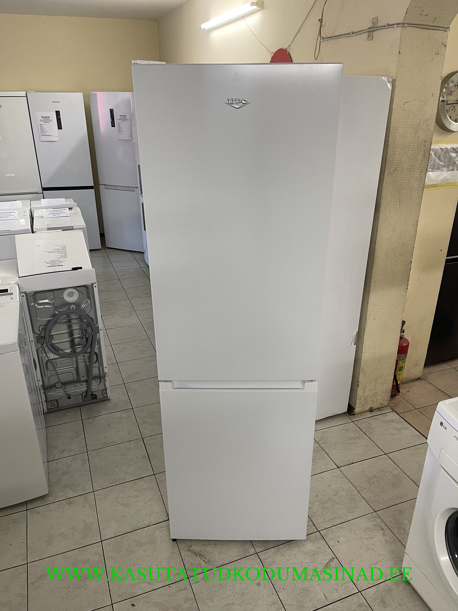 Kasutatud UPO NRF62FW külmik – NoFrost - mõõdud 60x60x185cm. – mahtuvus 96/204 liitrit