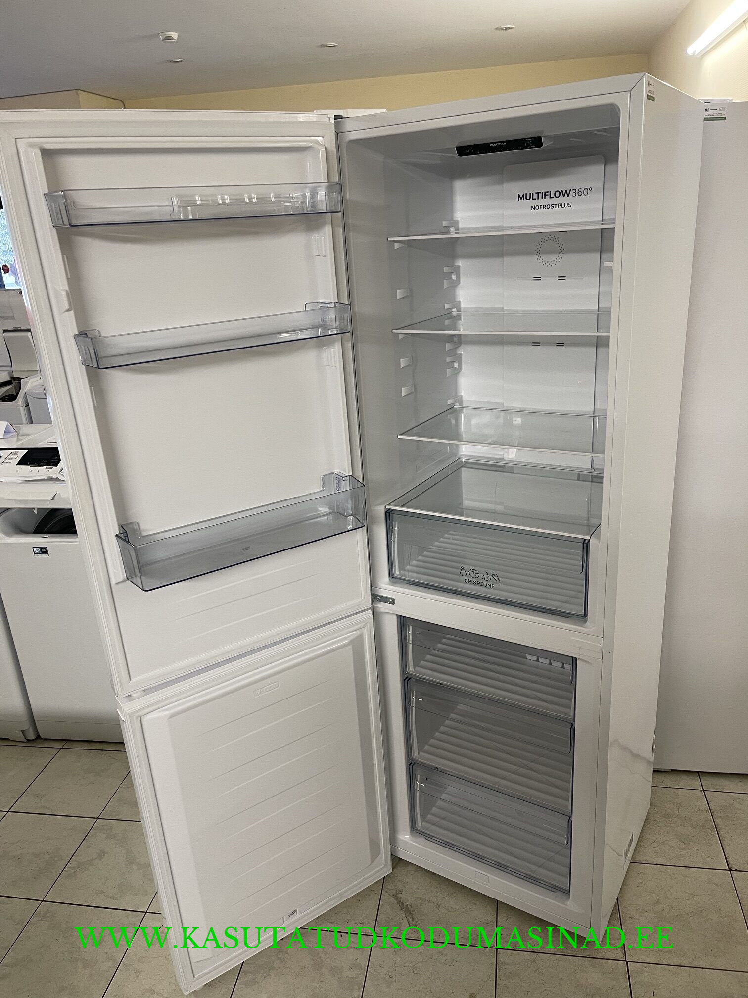 Kasutatud UPO NRF62FW külmik – NoFrost - mõõdud 60x60x185cm. – mahtuvus 96/204 liitrit - Image 2
