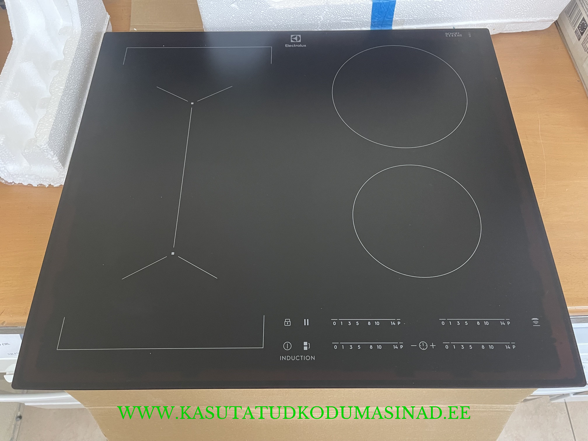 1 kuu kasutatud Electrolux EIV63443CT Induktsioon Integreeritav pliidiplaat – Saphir Matt – Bridge - Hob2Hood