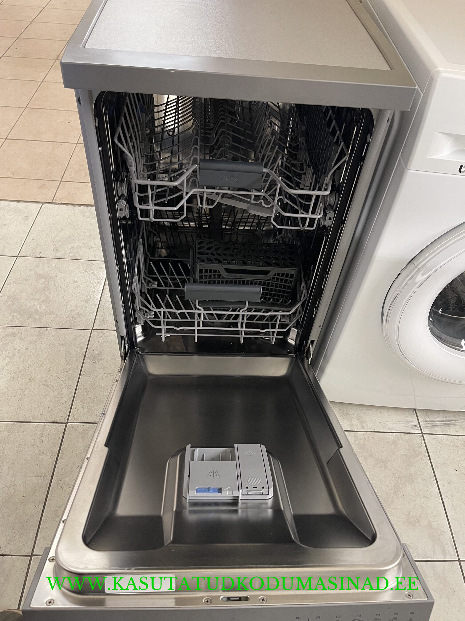 Kasutatud Beko DFS26024X eraldiseisev nõudepesumasin – Inverter – laius 45cm. – mahtuvus 10 komplekti - Image 2