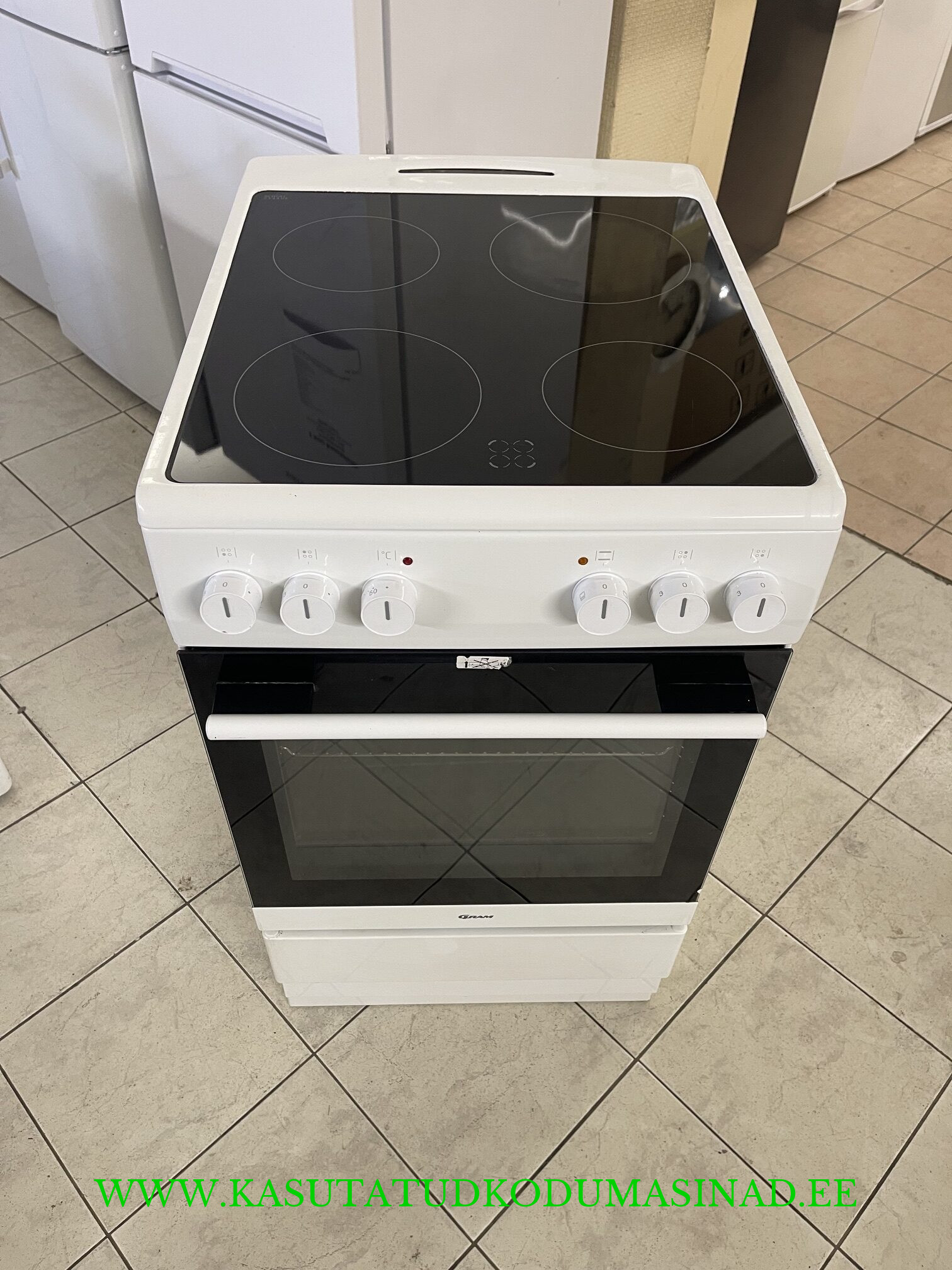 Kasutatud Gram EK3500-01 keraamiline elektripliit – laius 50cm. – 230 või 380 volti
