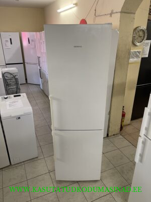 Kasutatud Siemens KG36NVW22 kombikülmik – NoFrost – mõõdud 60x65x186 – mahtuvus 233/86 liitrit.