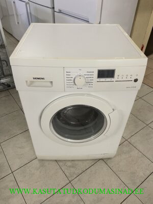 Kasutatud Siemens WM16E480SN pesumasin – 6kg. – 1600rpm – Mõõdud 59x60x85 cm.