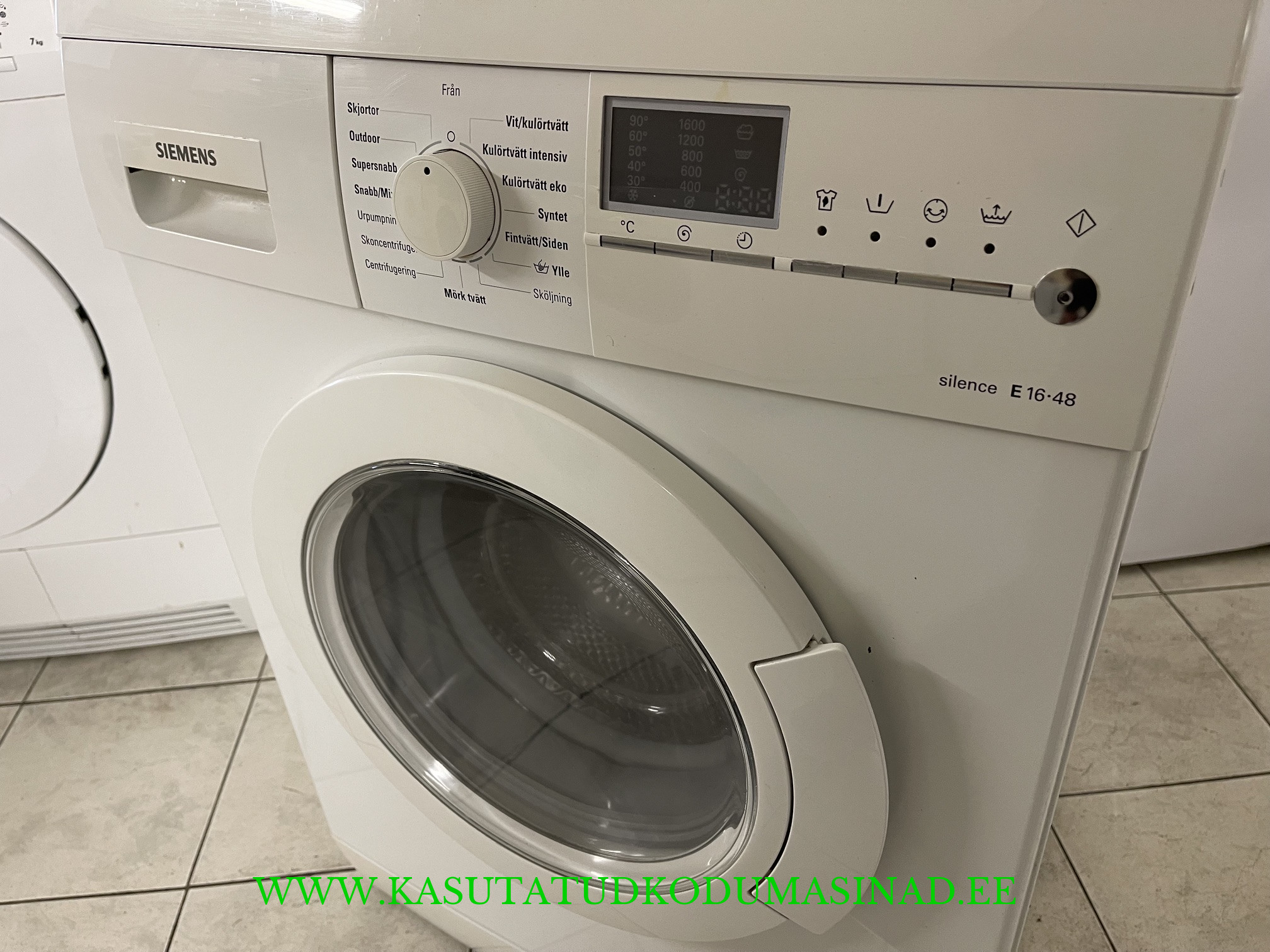 Kasutatud Siemens WM16E480SN pesumasin – 6kg. – 1600rpm – Mõõdud 59x60x85 cm. - Image 2