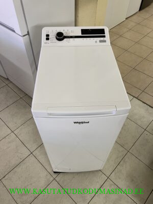 Vähe kasutatud Whirlpool TDLRB6524442BS pesumasin – Inverter - 6,5kg. – 1200rpm. – laius 40cm.