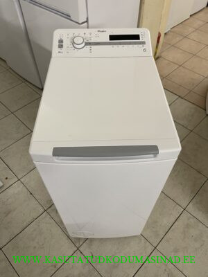 Kasutatud Whirlpool TDLR60210 pesumasin – 65,5kg. – 1200rpm. – laius 40cm.