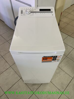 Vähe kasutatud Whirlpool TDLR6040S pesumasin – 6 kg. – 1000rpm. – laius 40cm.