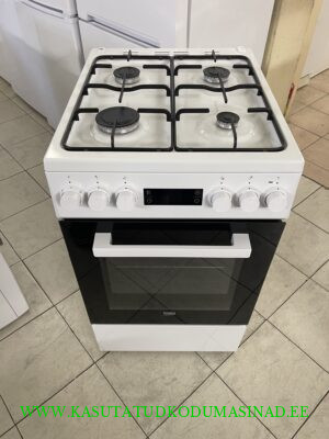 Vähe kasutatud Beko FSE52321DWD gaasi/elektri pliit - trassi gaasile - laius 50cm - pöördõhk - elektrisüüde