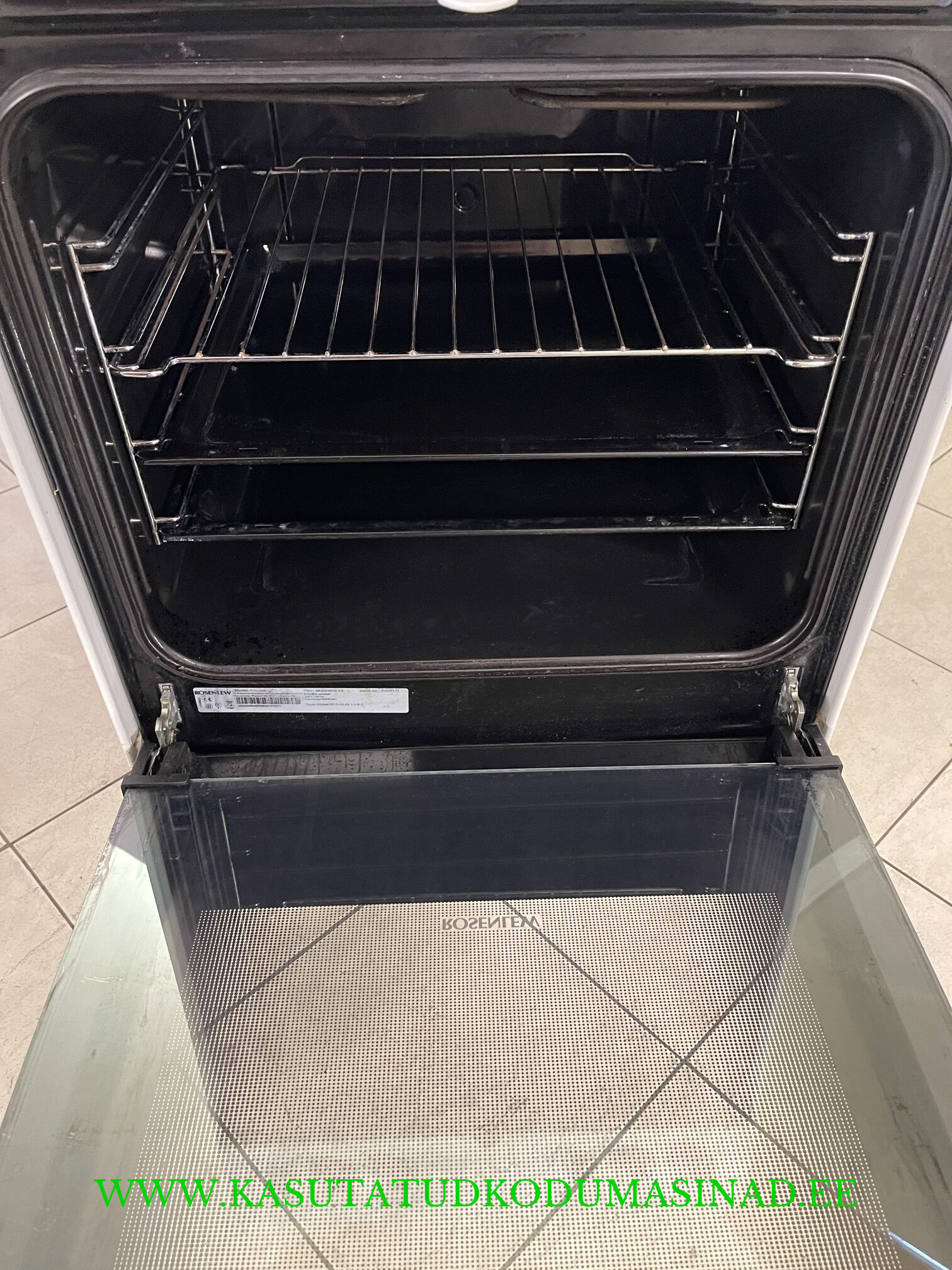 Kasutatud Rosenlew RKL508 elektripliit – 230 või 380 volti – Laius 50cm. - Image 2