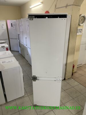 2 kuud kasutatud AEG TC6MS18FDF integreeritav külmik – NoFrost – mõõdud 177x56x55 – maht 62/182 liitrit
