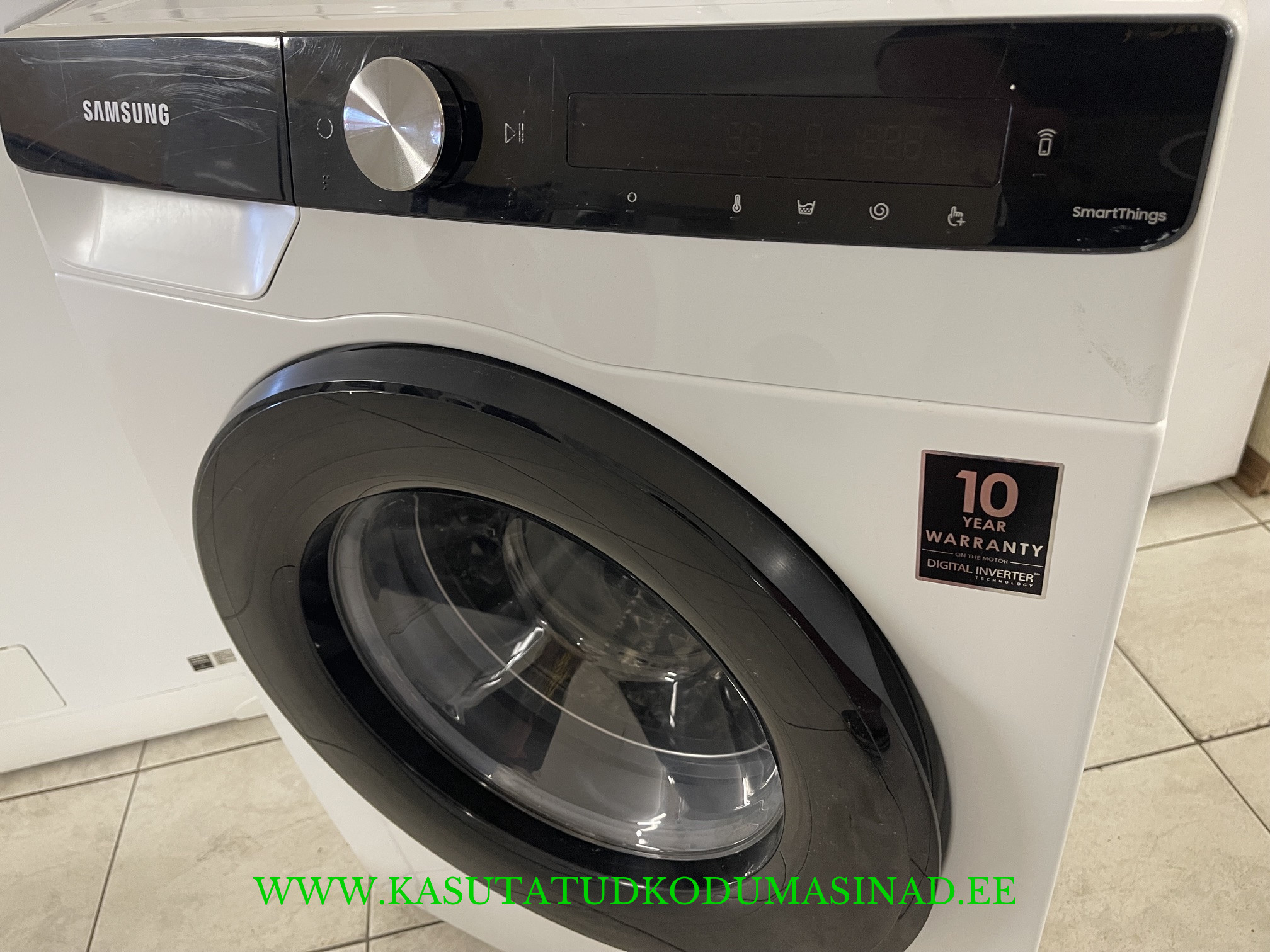 Vähe kasutatud Samsung WW80T534DAE pesumasin – 8 kg. – 1400rpm. – Inverter – Mõõdud 60X59X85cm. - Image 2