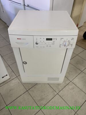Kasutatud Bosch WTL151 pesukuivati – kondentseeruv – pesukogus 6 kg. – mõõdud 60x58x85cm.