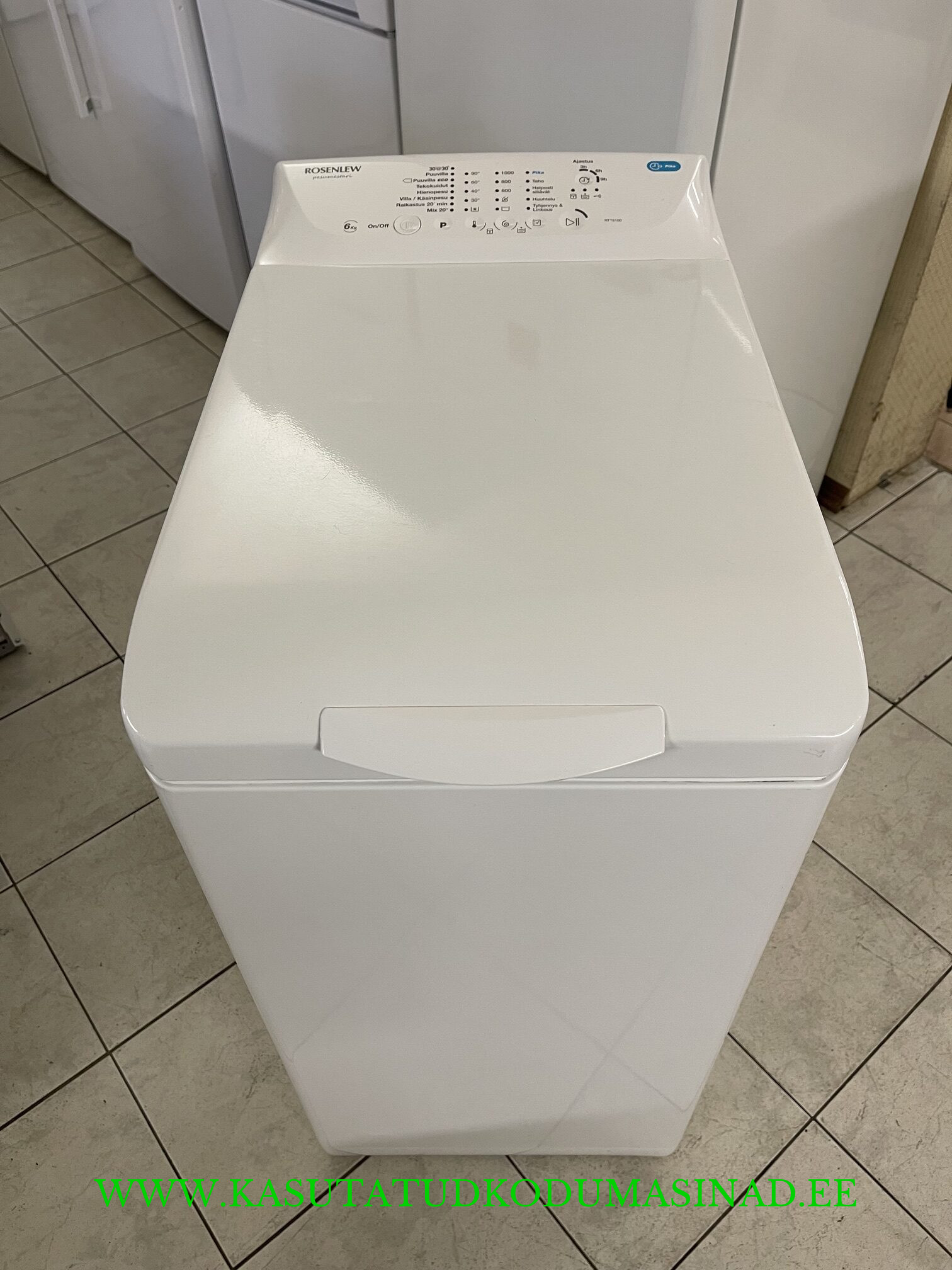 Kasutatud Rosenlew RTT6100 pesumasin – 6 kg. – 1000rpm – laius 40cm.