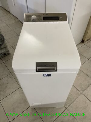 Kasutatud AEG L85370TL pesumasin – 7 kg. – 1300rpm. – Inverter – Aurupesu – laius 40cm.