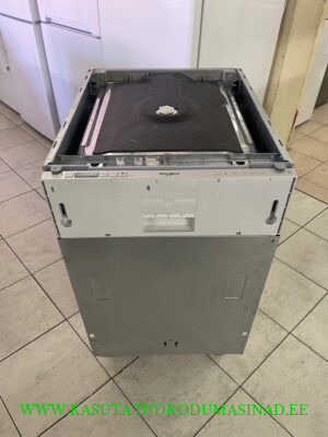 Kasutatud Whirlpool WSIC 3M27C integreeritav nõudepesumasin – laius 45 cm. – mahtuvus 10 komplekti