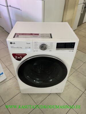 Vähe kasutatud LG F2DV5S8S2E õhuke kuivatiga pesumasin – 5/8,5 kg. – 1200 rpm. – Inverter ostse mootor – sügavus 53cm.