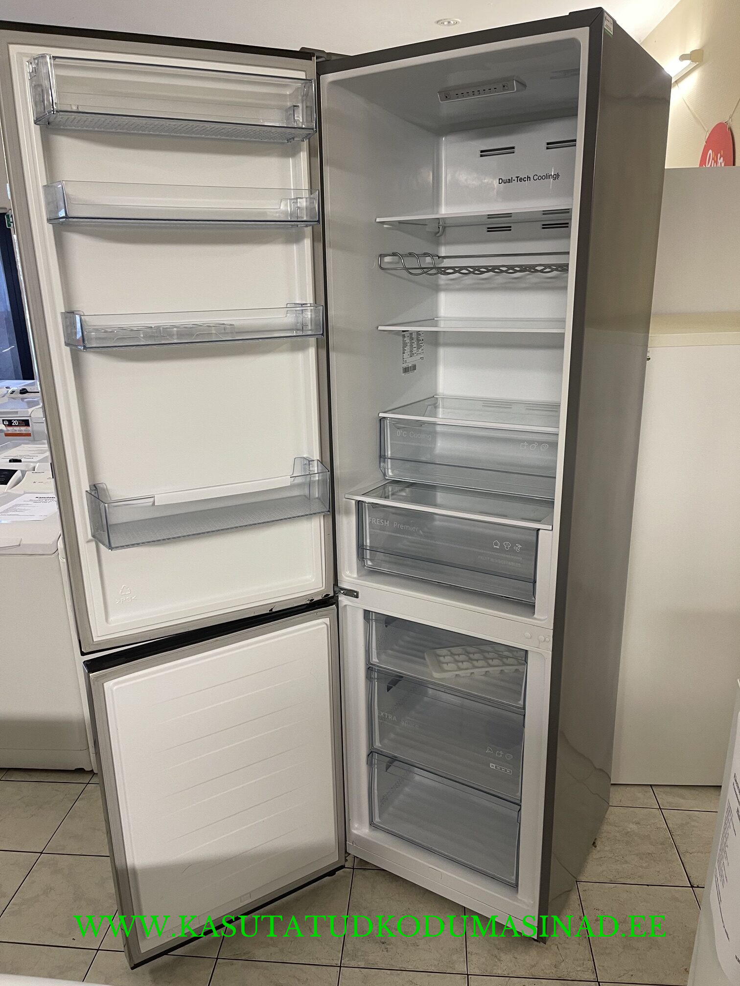 Kasutatud Hisense RB438N4EC2 külmik – NoFrost - mõõdud 60x64x201cm. – mahtuvus 89/245 liitrit - Image 2