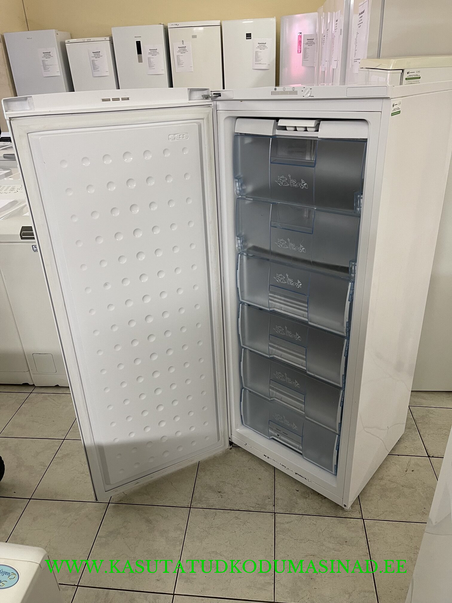 Kasutatud Beko FSA21320 sügavkülmik – mõõdud 54x60x163cm. – mahtuvus 162 liitrit - Image 2