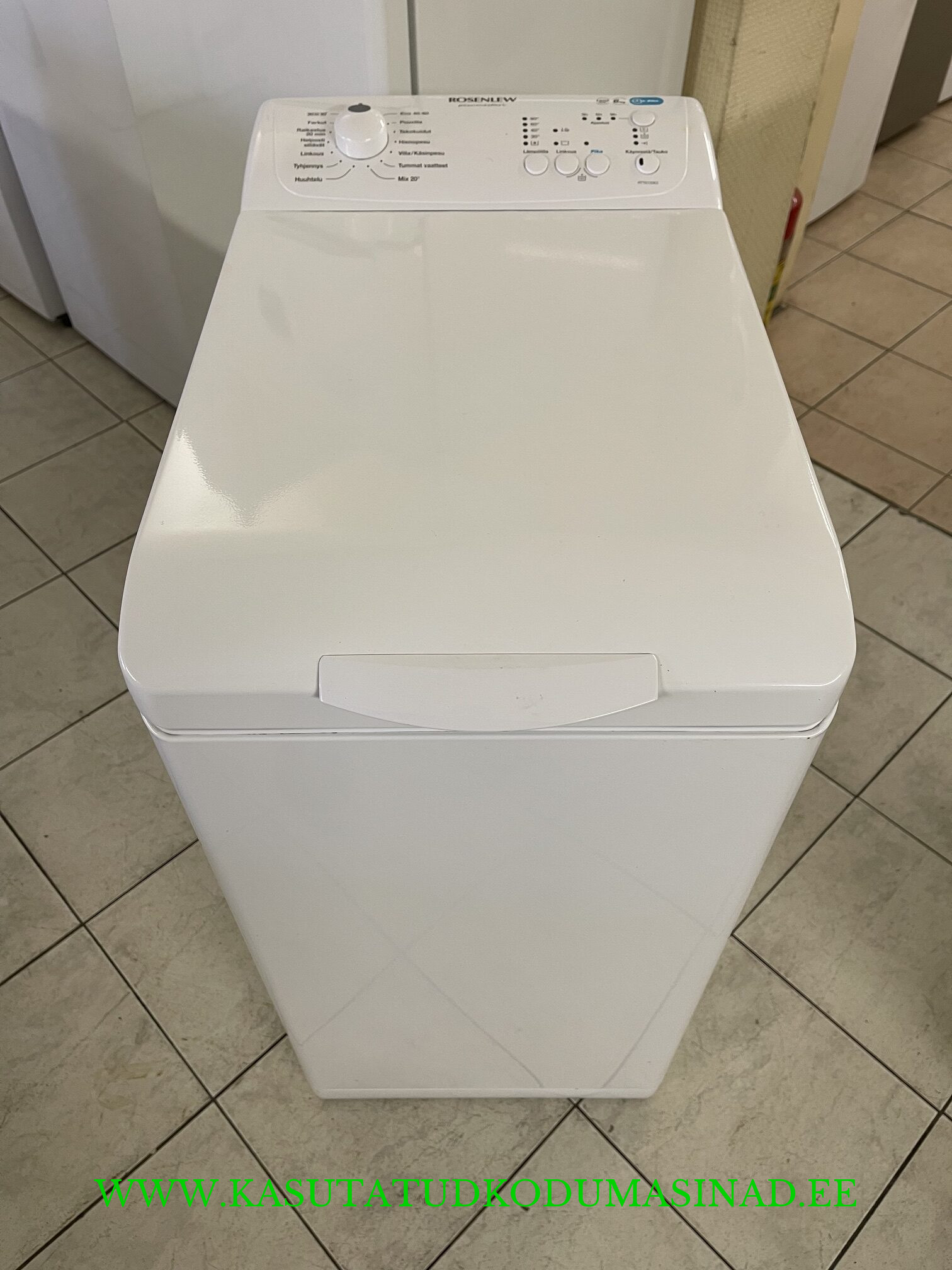 Kasutatud Rosenlew RTT6120K2 pesumasin – 6 kg. – 1200rpm. – laius 40cm.