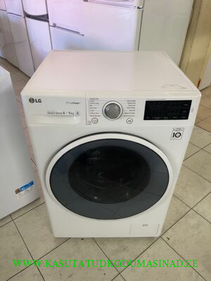 Kasutatud LG FH4U2TDH1N kuivatiga pesumasin – 5/8 kg. – 1400 rpm. – Inverter ostse mootor – sügavus 60cm.