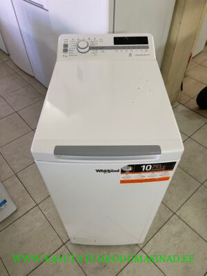 Kasutatud Whirlpool TDLR7221BS pesumasin – 7 kg. – 1200rpm. – Inverter – laius 40cm.
