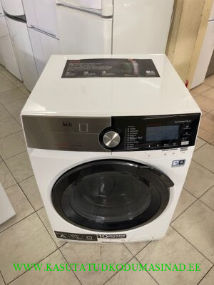 Kasutatud AEG L9WBC61B kuivatiga pesumasin – 6/10 kg. – 1600 rpm. – Inverter – Soojusvahetiga - sügavus 66cm.