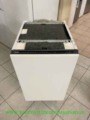 Kasutatud Beko DIS26020 integreeritav nõudepesumasin – laius 45 cm. – mahtuvus 10 komplekti
