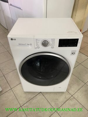Kasutatud LG FH2U2HDM1N õhuke kuivatiga pesumasin – 4/7 kg. – 1200 rpm. – Inverter ostse mootor – sügavus 52cm.
